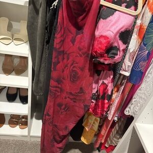 Amanda Uprichard Red Asymmetrical Dress